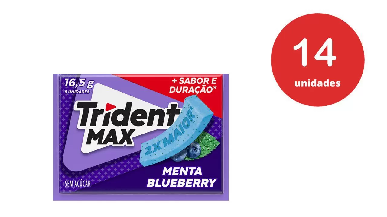 TRIDENT MAX MENTA BLUEBERRY 16,5G