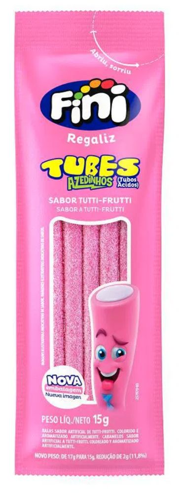 TUBES  TUTTI FRUTTI 15G-FINI