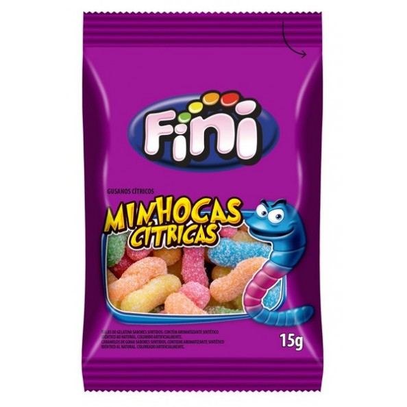 MINHOCAS AZEDINHAS 15G FINI