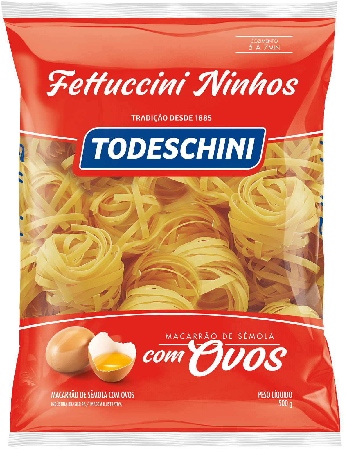 MAC.C/OVOS FETTUC.NINHOS TODESCHINI 500G