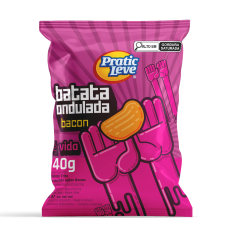 BATATA OND. BACON 40G PRATIC LEVE