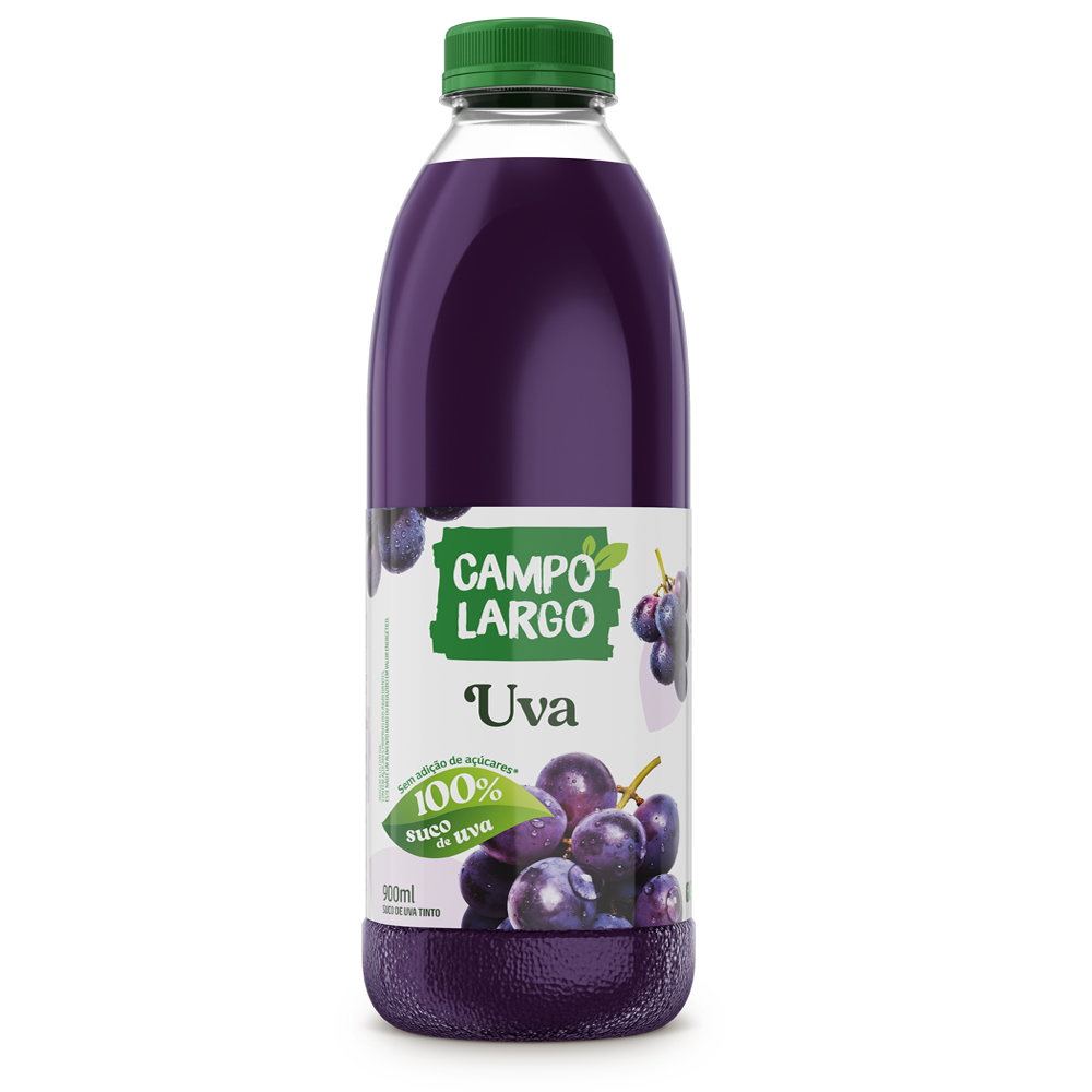 SUCO DE UVA INT. CAMPO LARGO 900ML