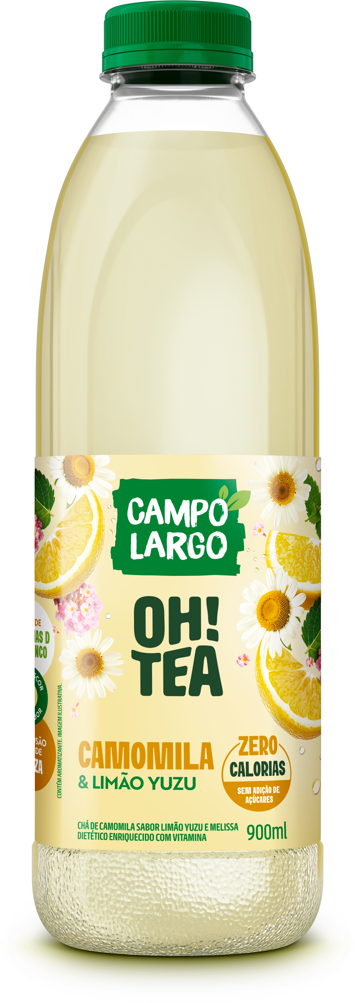 CHA CAMOMILA + LIMÃO YUZU ZERO 900ML