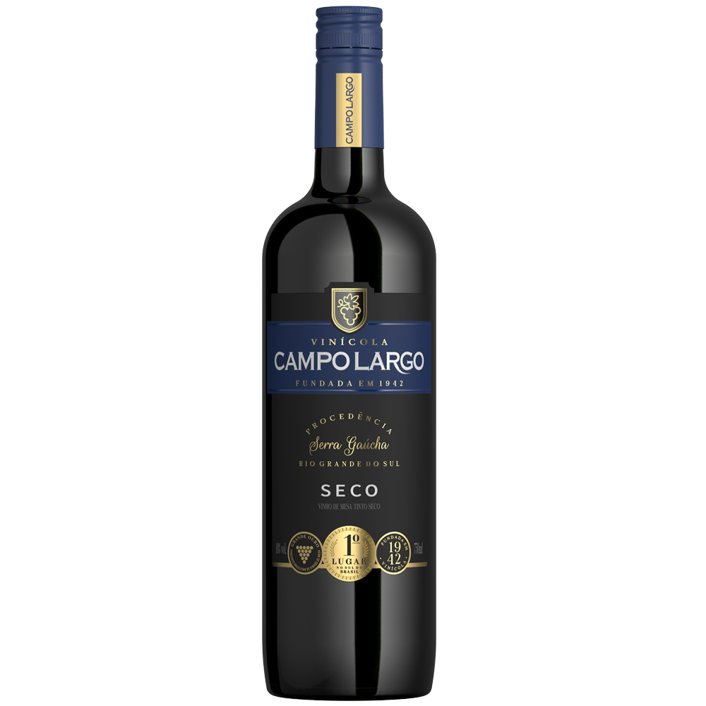 VINHO CAMPO LARGO TINTO SECO 750ML