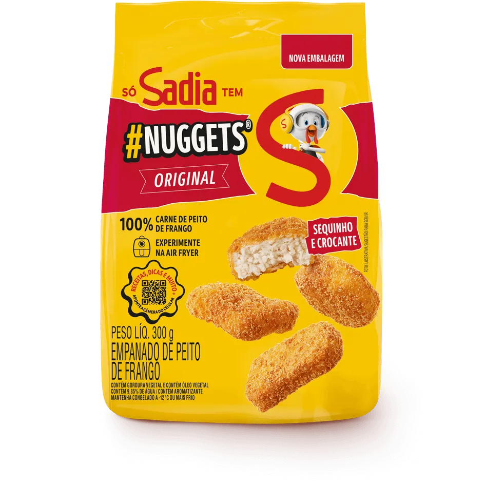 NUGGETS FRANGO TRAD.-SADIA-300G