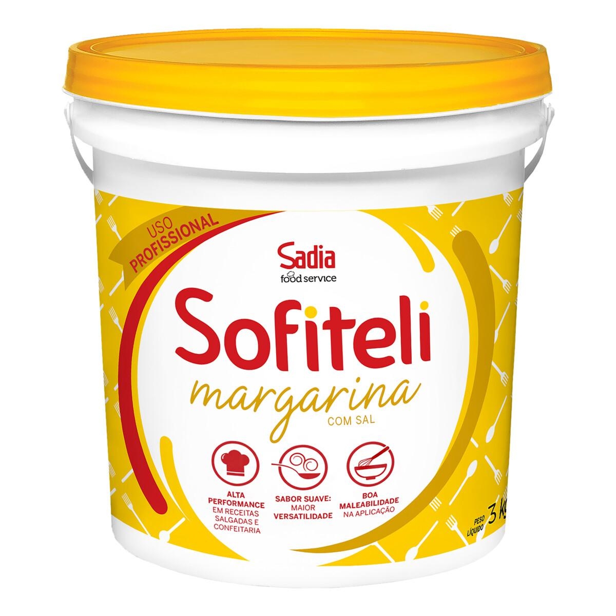 MARGARINA SOFITELI C/SAL-SADIA-3KG