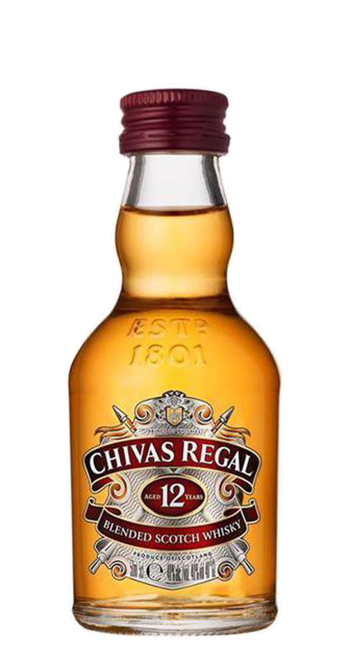 WHISKY CHIVAS REGAL 12 ANOS - 120X50ML