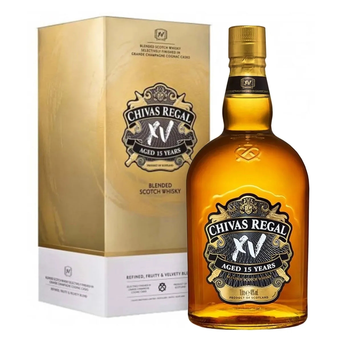 WHISKY CHIVAS 15 ANOS  - 6X750ML