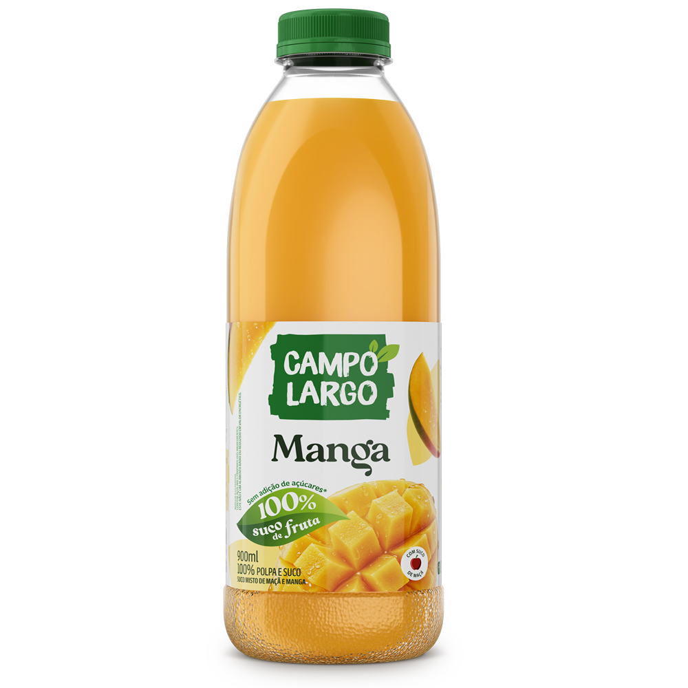 SUCO DE MANGA E MAÇÃ CAMPO LARGO 900ML