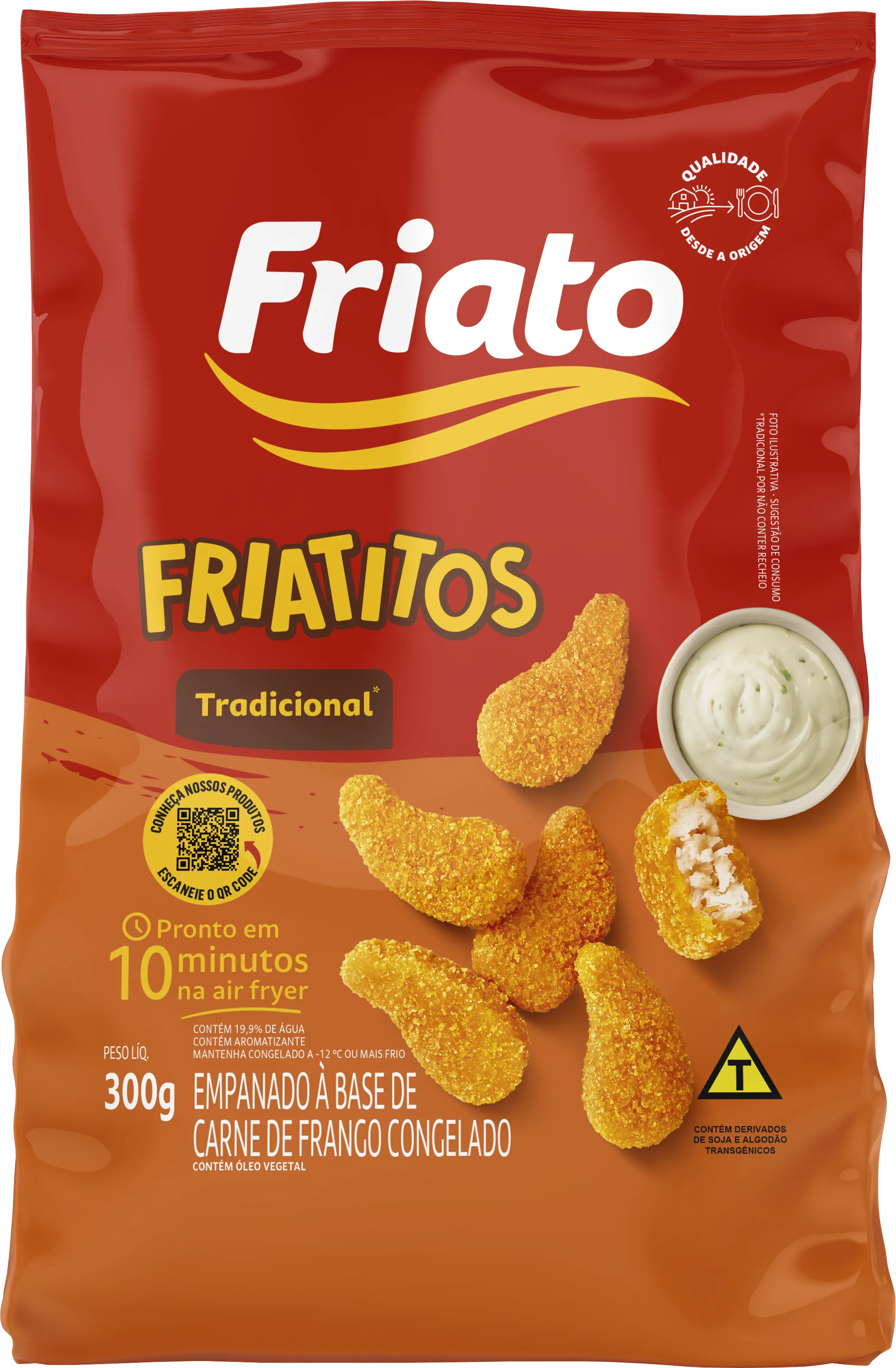 FRIATITOS EMPANADO FRANGO FRIATO 300G