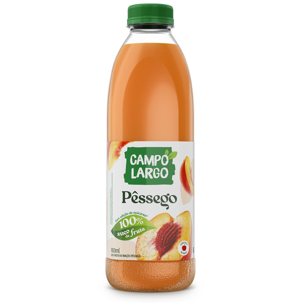 SUCO DE PÊSSEGO + MAÇÃ 900ML