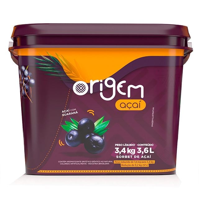 AÇAI ORIGEM 3,5L CAIXA-POLPANORTE - 3,5L