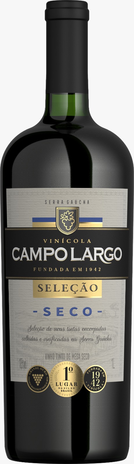 VINHO CAMPO LARGO SELECAO TTO SECO 1L