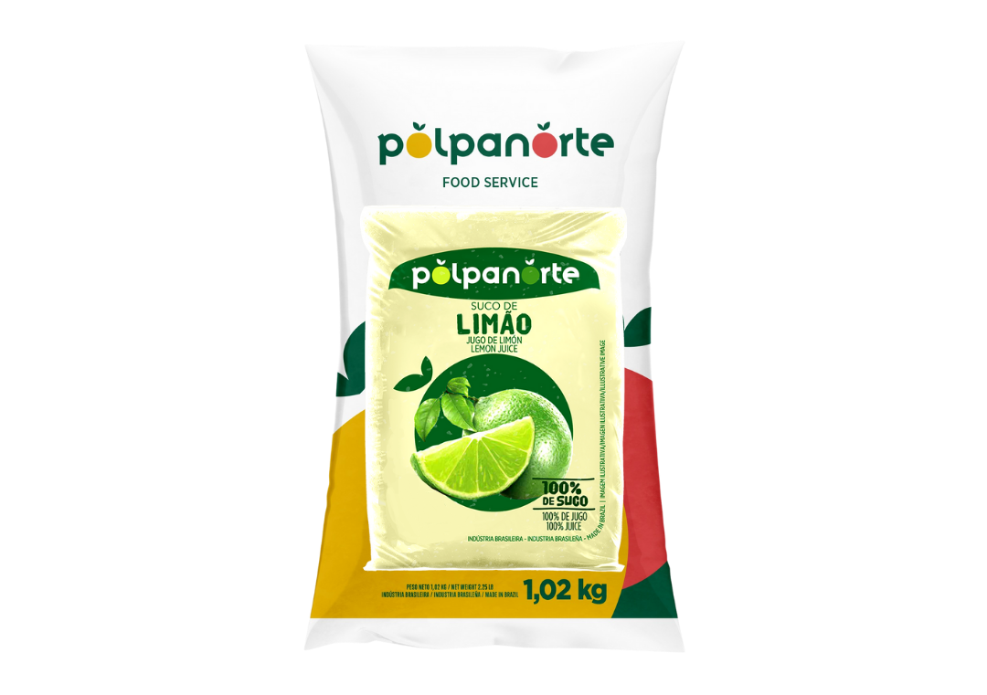POLPA LIMÃO- POLPANORTE-1,02 KG