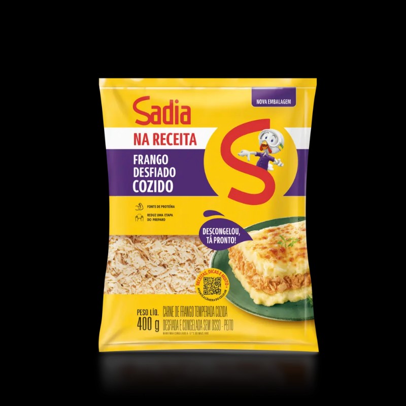PEITO DE FRANGO-TEMP-DESFIADO-SADIA-400G
