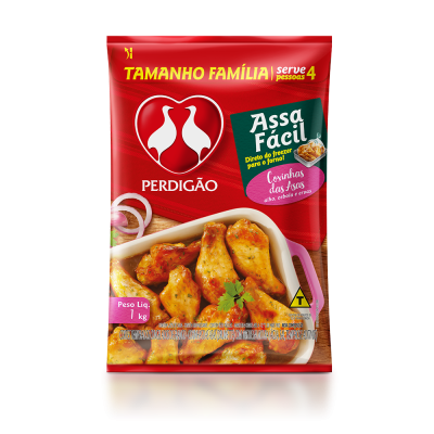 COXINHA DA ASA TEMPERADA-PERDIGÃO-1KG
