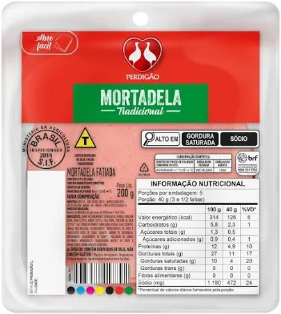 MORTADELA TRAD FATIADO-PERDIGAO-200G
