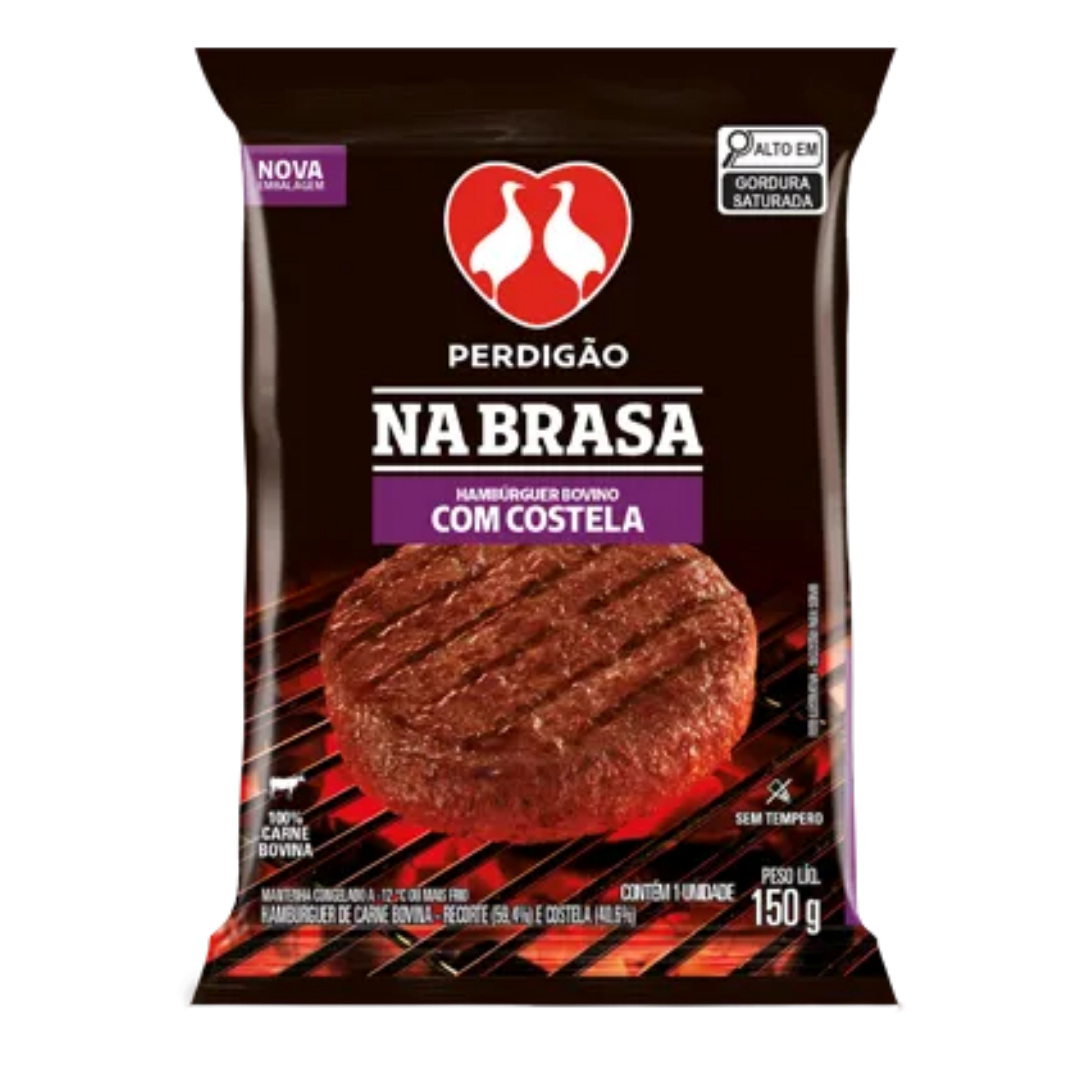 HAMBURGUER BOVINO COSTELA-PERDIGAO -150G