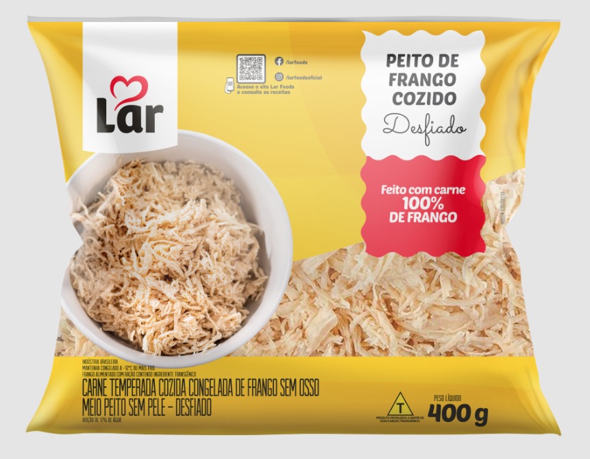 FILE DE PEITO DESFIADO-LAR-20X400G