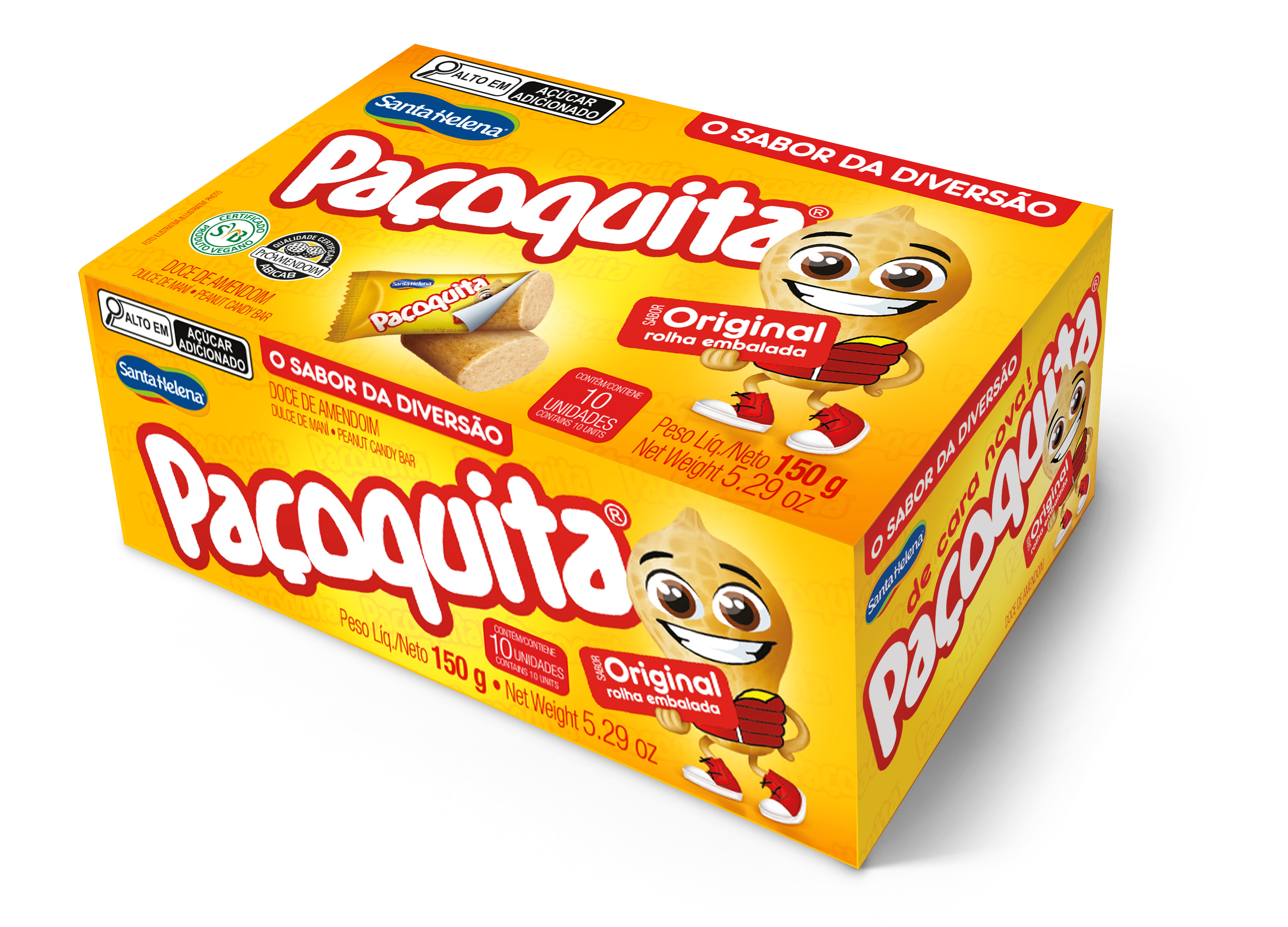 PAÇOQUITA ROLHA EMBALADA DISPLAY-150G