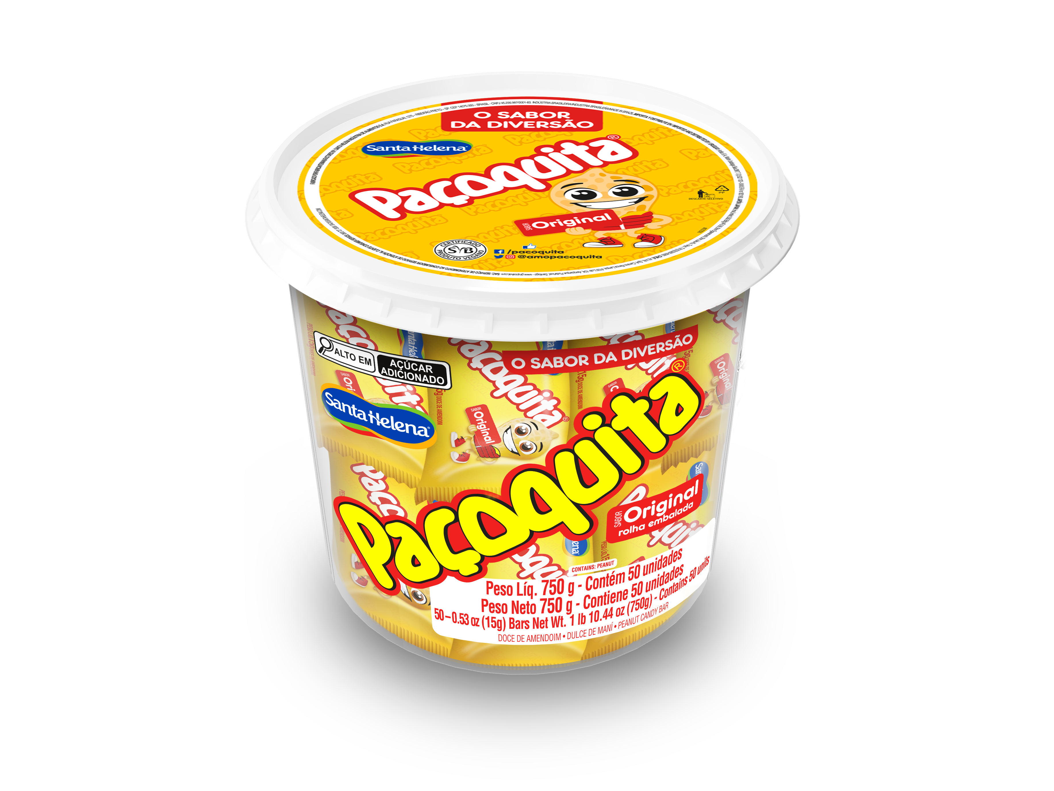 PACOQUITA ROLHA EMB POTE-750G