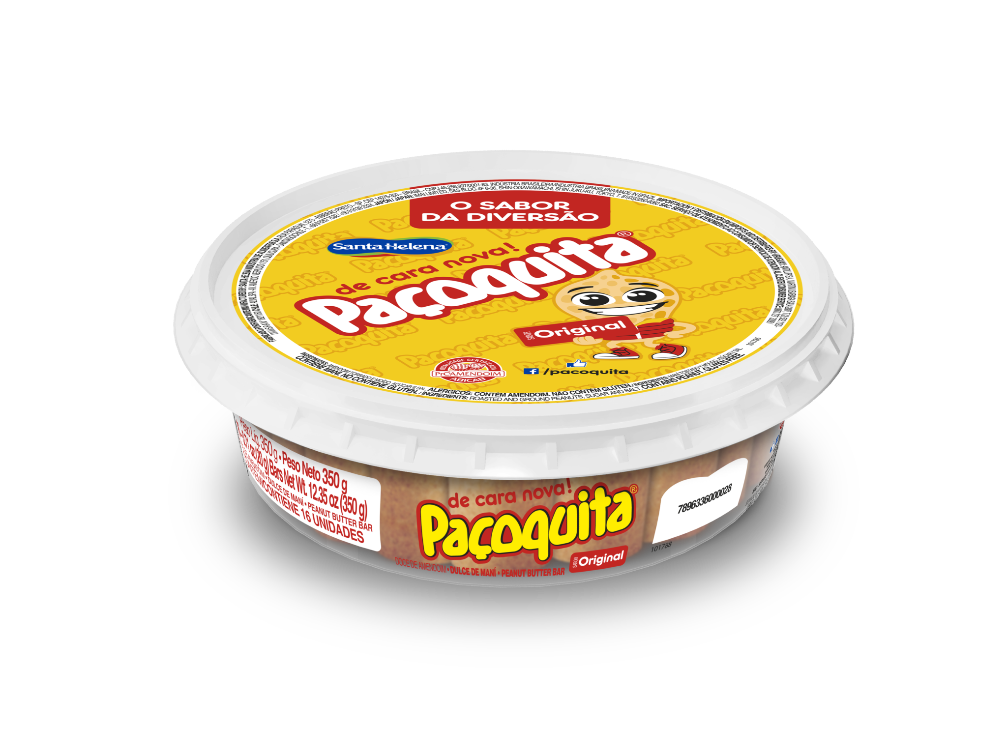 PACOQUITA ROLHA DES POTE 350G