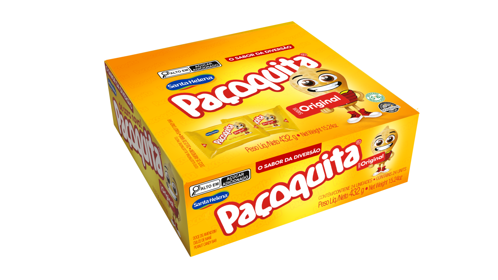 PAÇOQUITA QUAD EMB DISPLAY-432 G