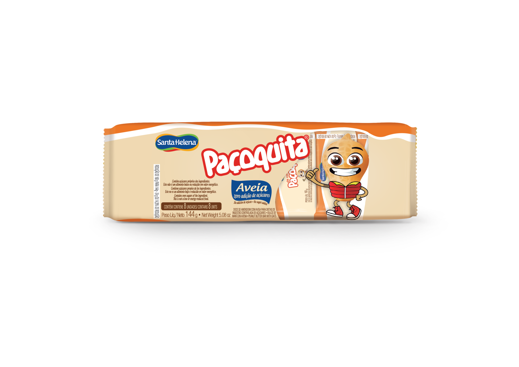 PACOQUITA ZERO C/ AVEIA FLOWP-144G