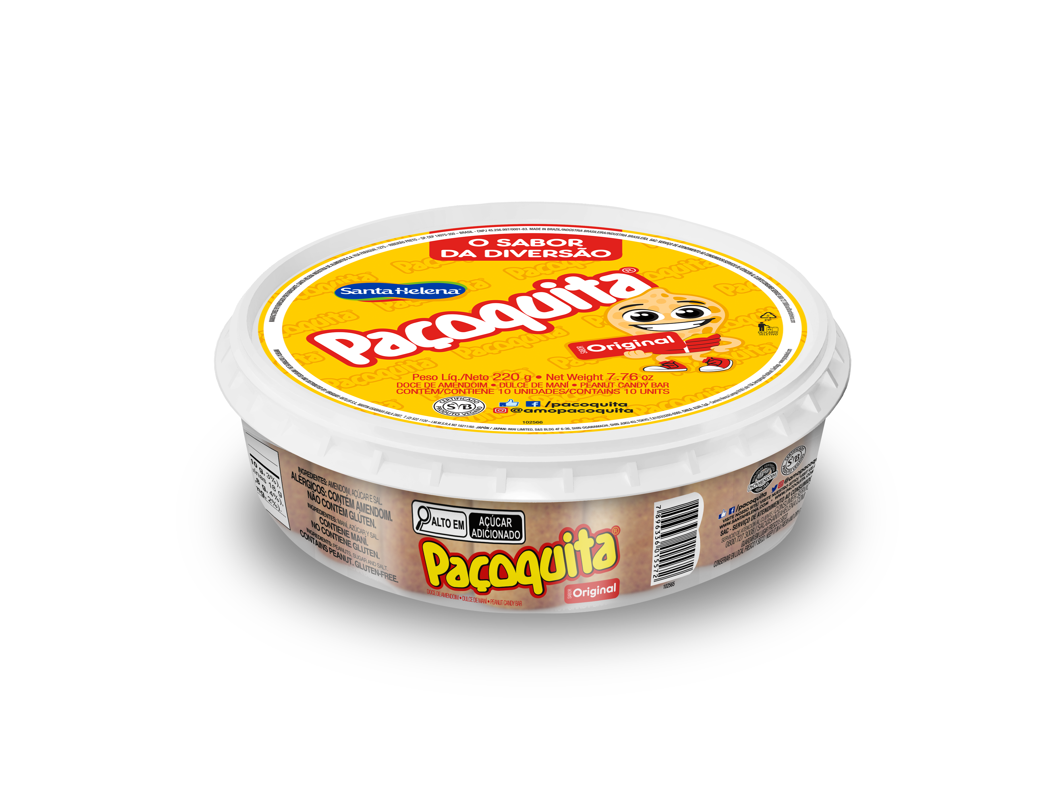 PACOQUITA ROLHA DES-220G