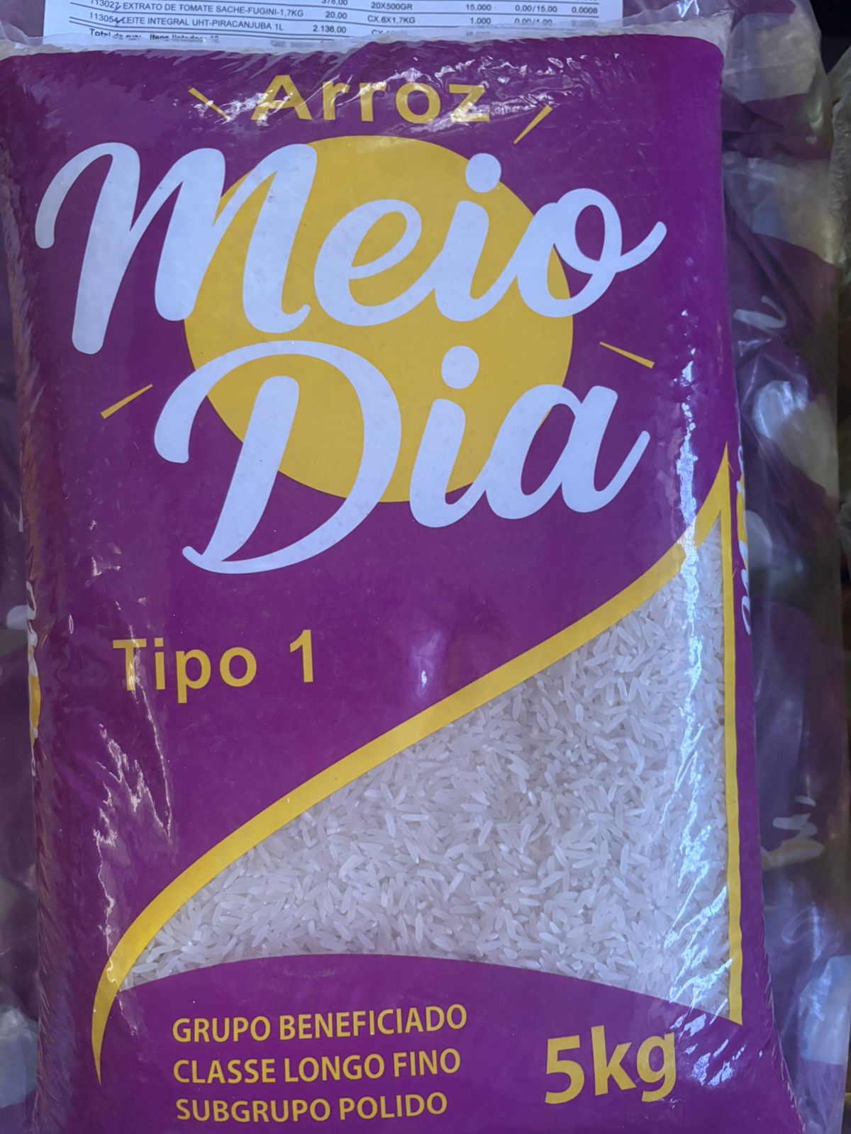 ARROZ TIPO 1 MEIO DIA 5KG