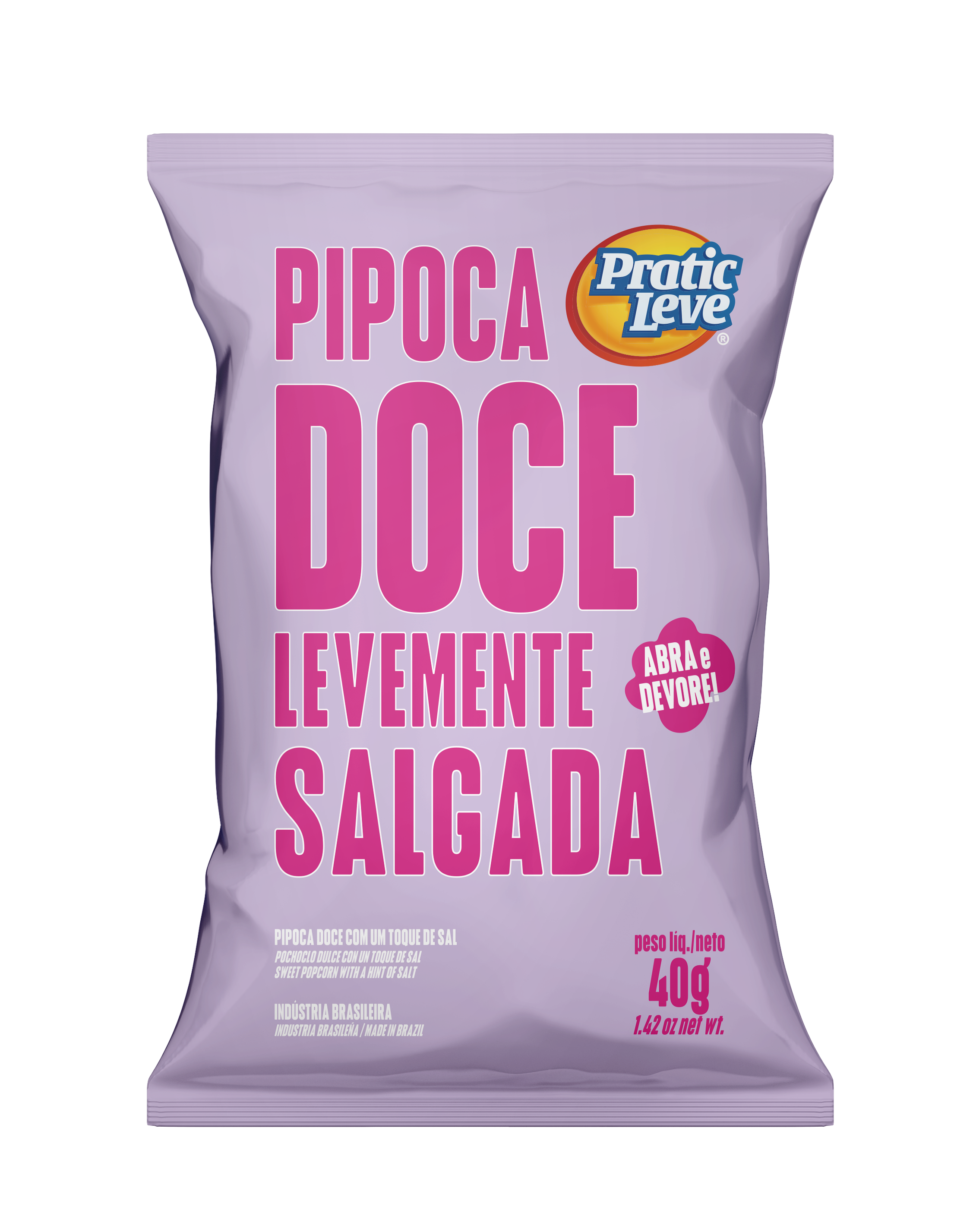 PIPOCA DOCE LEV. SALG. PRATIC LEVE 60G