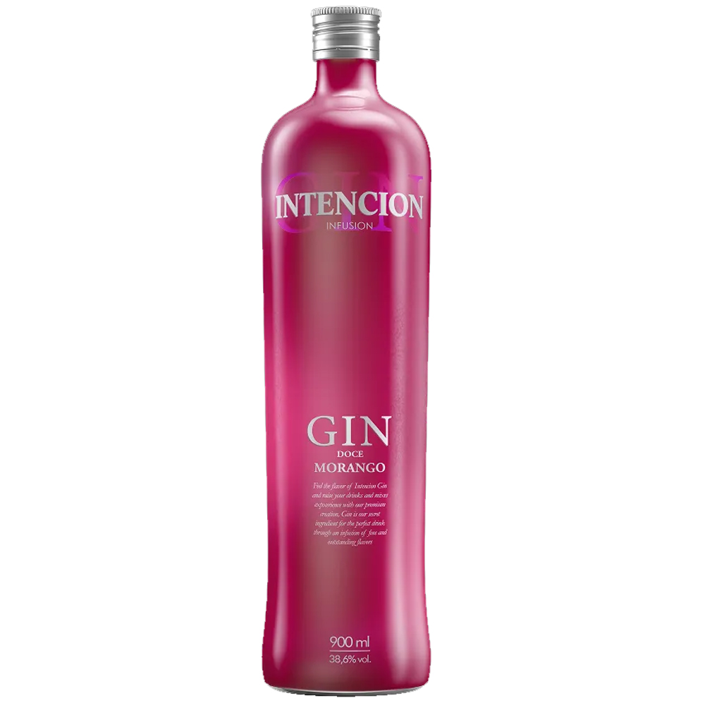 GIN INTENCION MORANGO GF 900ML