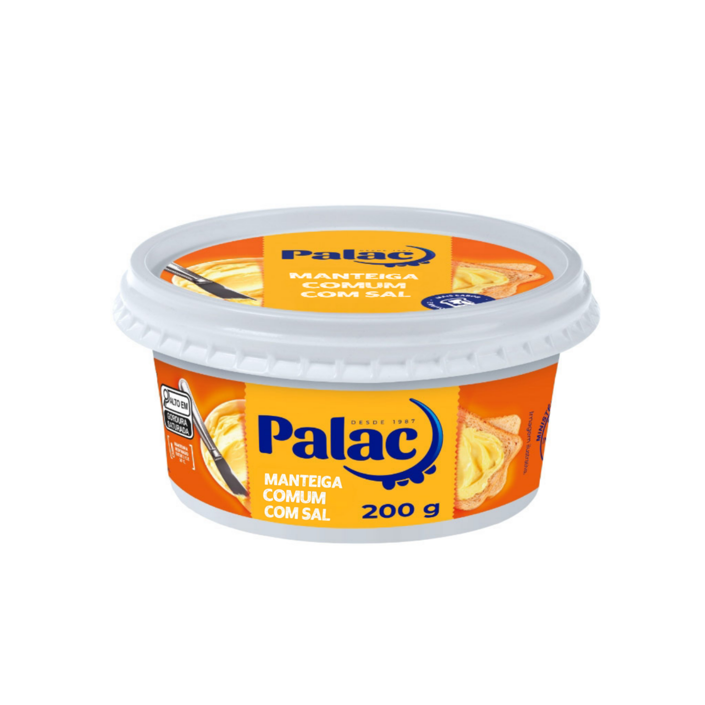 MANTEIGA COMUM C/ SAL 200G PALAC