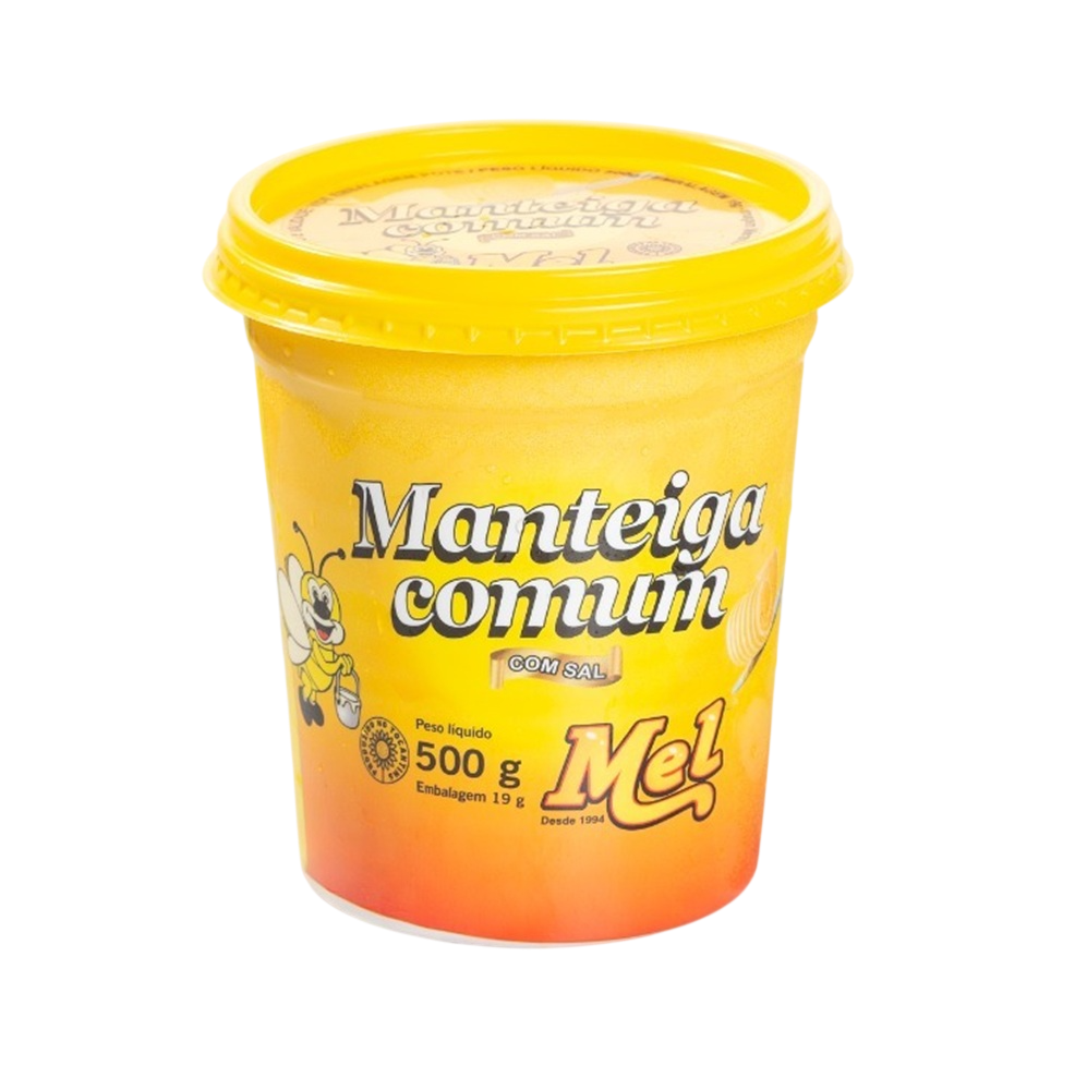 MANTEIGA C/ SAL 500G MEL