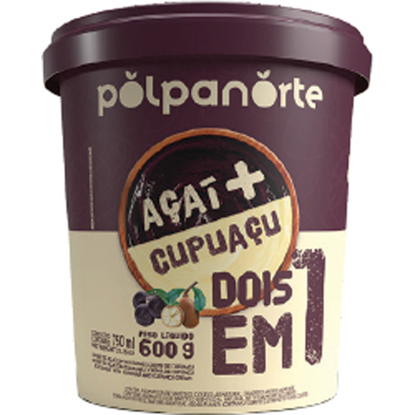 AÇAÍ E CUPUAÇU-POLPANORTE-600G