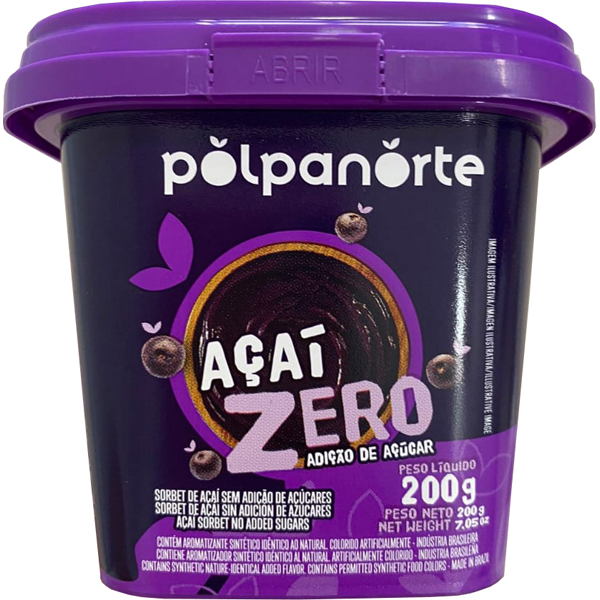 ACAÍ MIX ZERO-POLPA NORTE-200G