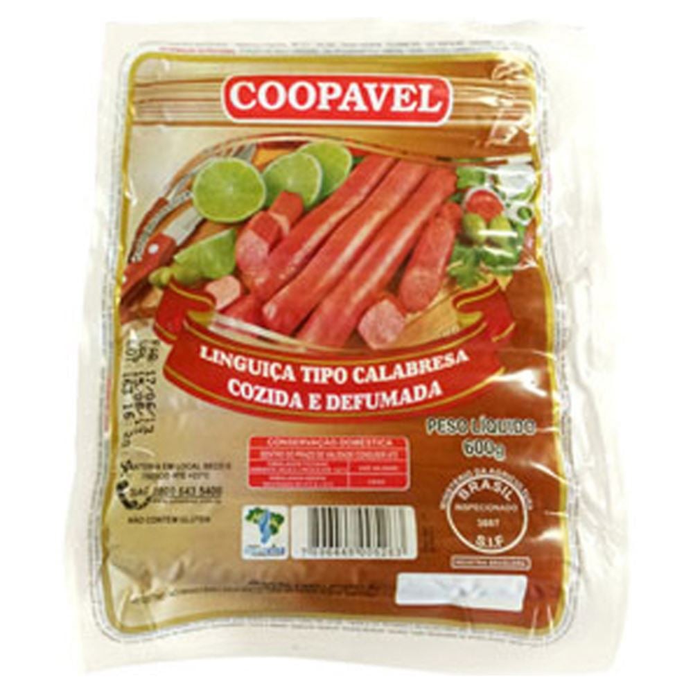 LINGUIÇA CALABRESA-COOPAVEL-2,5KG
